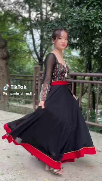 Traditional Newari Gown Dress Design | Newari Culture Collection