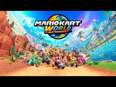 Mario Kart World Shell Cup (50cc) Grand Prix Gameplay