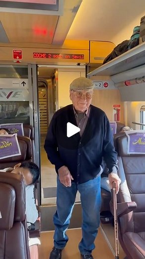 Renfe on Instagram: "El @abueloeladio sabe aprovechar las oportunidades. Él va a todas partes con su Tarjeta Dorada. ¿Y tú a qué esperas? Saca tu billete AVE y LD entre el 22 y el 28 de enero para viajar en cualquier momento del año y aprovéchate del 30% de descuento de la Tarjeta Dorada. 🤩 ¡Aumentamos el descuento! A partir de los 60 años el tiempo se pasa a 300 km/h. ¡Aprovéchalo! 🚄 💨"