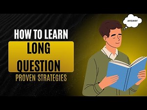 How to Learn Long Answers Fast ✨ | Best Study Technique for Students | Board Exam Tips