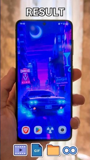 Use ANY Video or GIF as an Android Live Wallpaper (2025) #livewallpaper #wallpaperapps #shorts