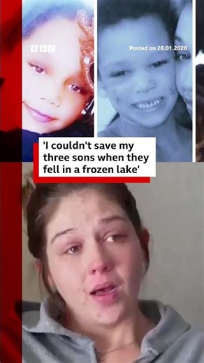 'I couldn't save my three sons when they fell in a frozen lake.' #US #BBCNews
