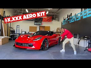 INSTALLING NEW INSANE AERO KIT ON MY C7 CORVETTE *GAME CHANGER*