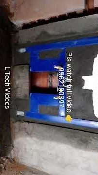 How to install the Geberit full frame concealed flush tank #short #shortsfeed #shortvideo #youtube