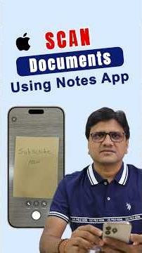 How to Scan Documents on iPhone Using Notes APP | iOS 26