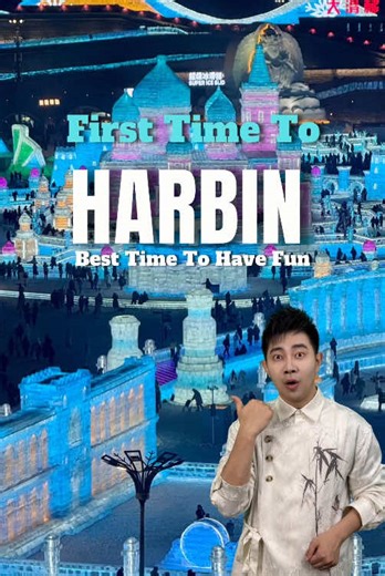 Step into Harbin’s ice kingdom—1.2 million square meters of glowing castles, giant slides, snow towns and magical winter adventures.#China #harbin#chinatravel #travel #fyp