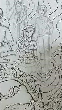 สอนวาดตัวละครในวรรณคดีไทยเรื่องพระอภัยมณีกับครูก้อยสอนวาดEp.4#พระอภัยมณี #สุนทรภู่