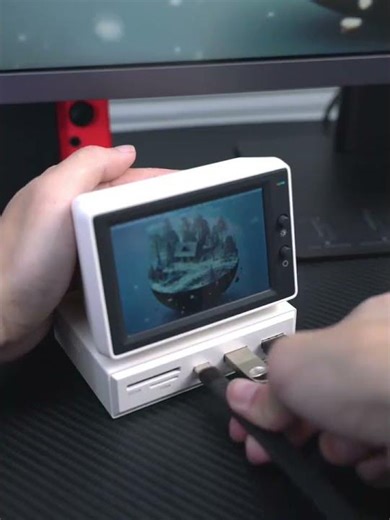 Hagibis 3.5inch IPS Mini Screen AIDA64 Mini PC CPU RAM HDD Data