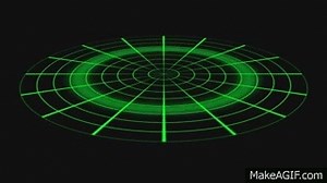 after effects radar animation - black screen on Make a GIF