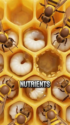 Worker Bees Remove Unhealthy Eggs Before They Can Hatch #shorts #bee