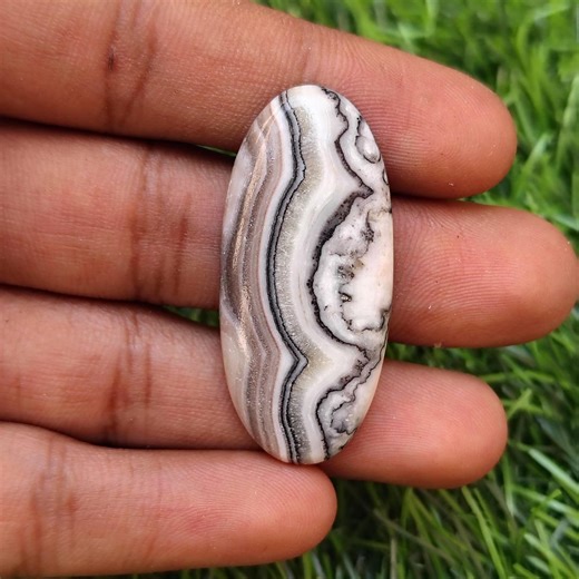 Natural Zebra Calcite Stone, Calcite Cabochon Polished Loose Gemstone for Jewelry Making. (40 Ct) - Etsy