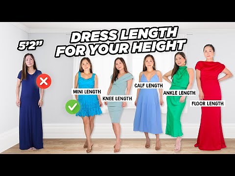5 common dress lengths, which one looks the best on YOU?