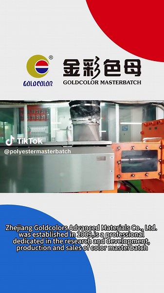 Zhejiang Goldcolors Advanced Materials Co., Ltd. was established in 2009,is a professional dedicated in the research and development, production and sales of color masterbatch #masterbatch #colormasterbatch #factory