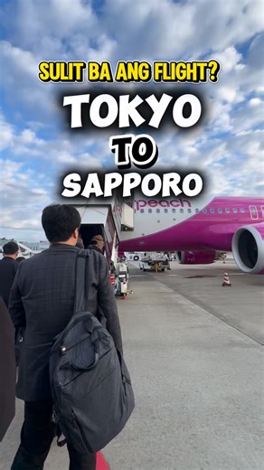 Magkano ang flight from TOKYO to SAPPORO 🇯🇵 ? #fblifestylechallenge #travellife | JP in Japan