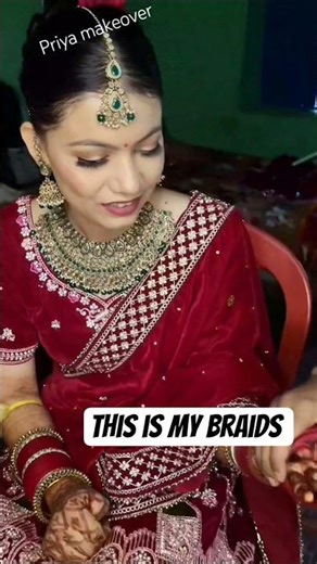 braidal makeup look .#makeup #beautiful #shots #youtubeshorts #trending