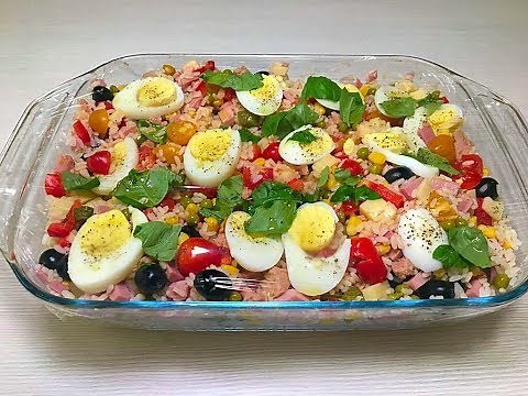 Rice salad, original recipe