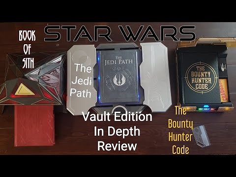 Star Wars Deluxe Vault Edition Books Review: Book of Sith, The Jedi Path, & The Bounty Hunters Code