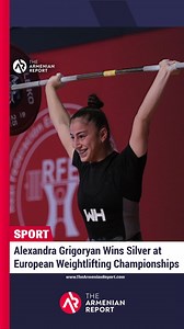 3.4K views · 7.7K reactions | At the European Weightlifting Championships held in Chișinău, Moldova, Armenia’s Alexandra Grigoryan delivered an outstanding performance, securing the silver medal in the women’s 55 kg weight category. Read full story on TheArmenianReport.com | The Armenian Report | Facebook