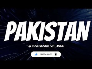 How to Pronounce PAKISTAN Correctly | English Pronunciation Guide #facts