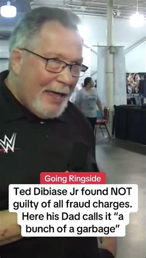 Ted Dibiase Jr has been fount not guilty of fraud. His Dad called the charges “bunch of garbage”
