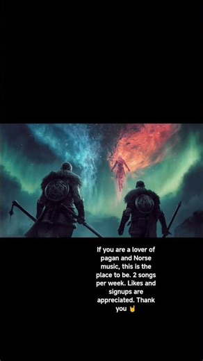 Go check-https://youtu.be/TrvZIQ8JlTA?si=vhaJE2MnbpgGwmaO#vikingmusic #paganfolk #newmusic