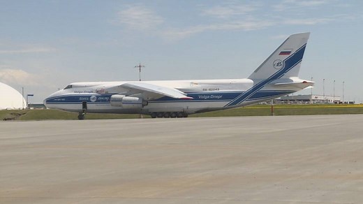 One of world’s biggest cargo planes lands at Edmonton International Airport