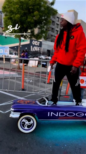 1.6M views · 25K reactions | Riding Car Skateboards!  #skateboarding #cars #skateboard | Supercar Blondie | Facebook