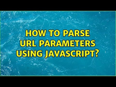 How to parse url parameters using javascript?