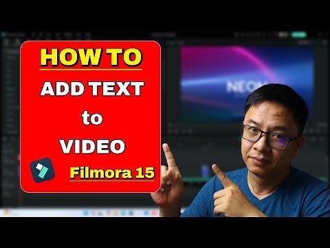 How to add text to video in Filmora 15 Tutorial for Beginners