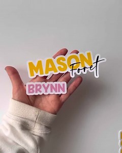 Waterproof Name Decal - Personalized Vinyl Sticker - FULL NAME STICKER - Customized Stickers, Water Bottle Sticker, Kindle or Laptop Decal - Etsy