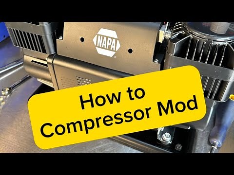 How to Modify the Portable NAPA Air Compressor