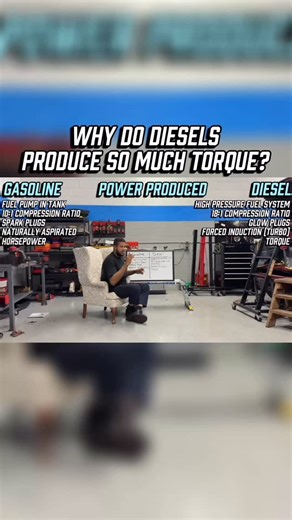 Diesels produce more torque than gasoline engines do. Why? Here’s a quick explanation on the differences in how the two create power!! • { #torque #combustion #dieselengine #gasengine #horsepower } | Smith's Diesel Performance