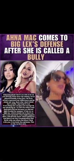 Ahna Mac Defends Big Lex Against Bully Claims