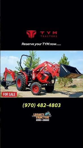 🚜 Tractor For Sale: TYM T2515H with Backhoe! 🌟