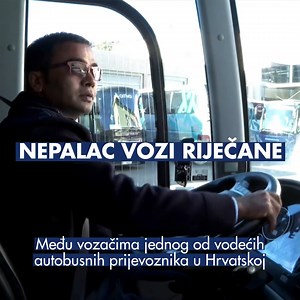 13K views · 2.7K reactions | Među vozačima jednog od vodećih autobusnih prijevoznika u Hrvatskoj odnedavno je i 41-godišnji Netra Bogati. Otac dvoje malodobne djece u Rijeku je stigao u srpnju iz dalekog Nepala. #HRTDnevnik | HRT Vijesti | Facebook