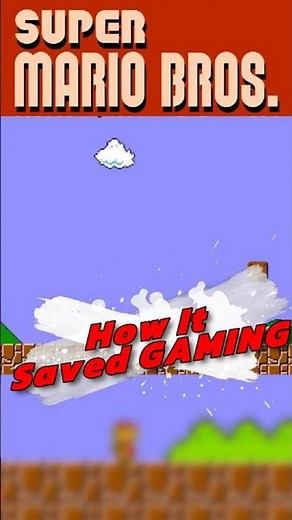 How Super Mario Bros. Saved Gaming #gaming #nintendo #Retro