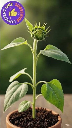 Sunflower Growing Time-Lapse 🌻 From Seed to Bloom | Satisfying Nature