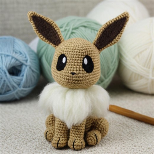 Eevee Pokemon Crochet Pattern – Children Toy | DIY - Etsy