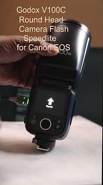 Godox V100C V100 C 2 4G TTL Round Head Camera Flash Speedlite for Canon Cameras