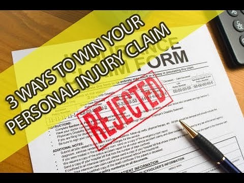 Insurance Claim: 3 Ways to Win Your Personal Injury Claim