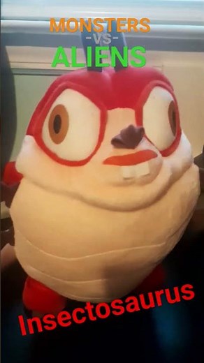 Monsters vs Aliens 2009 Insectosaurus Plush Unboxing