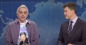 Pete Davidson, Colin Jost Pay Tribute to Norm Macdonald on 'SNL's' 'Weekend Update'