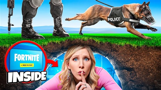 I Built a SECRET Gaming Room 100ft UNDERGROUND | Brianna Vlogs