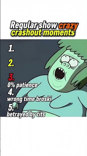 Regular show crashout moments 😈