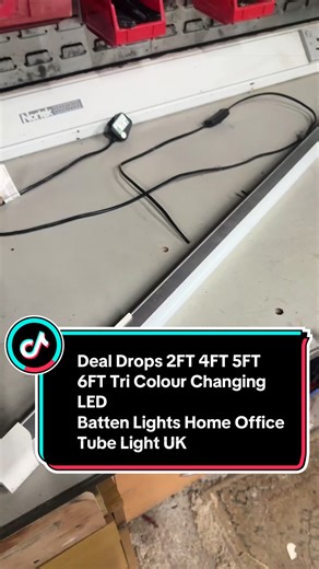 Tri Colour Changing LED Batten Lights Deal