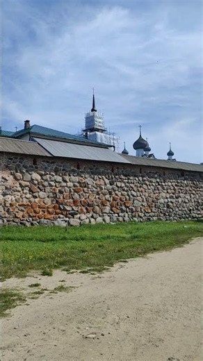 Вид на Соловецкий монастырь. #rustourist #соловки