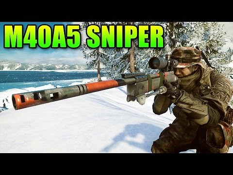 Sniper Sunday - M40A5 Rate Of Fire or Muzzle Velocity? | Battlefield 4 Sniper Gameplay