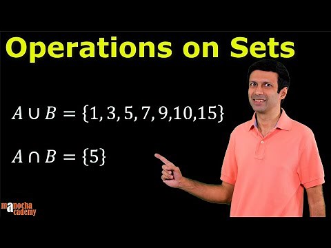 Operation on Sets Class 11