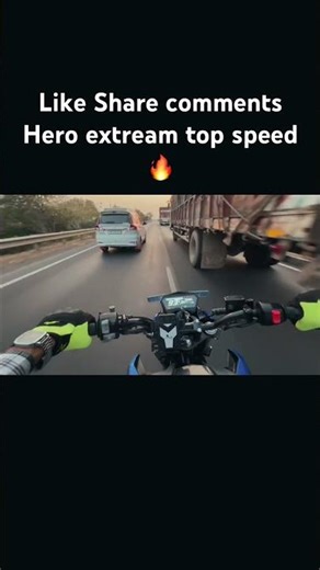 Hero extreame 125r top speed #automobile #motovlog #lifeisbutadream #rider