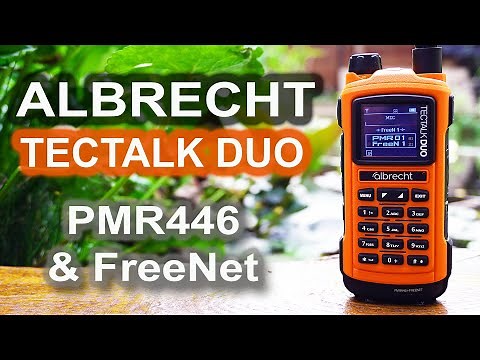 Beeindruckend! 👍 Albrecht Tectalk Duo - PMR446 & FreeNet in einem Gerät! #pmr446 #freenet #hobby
